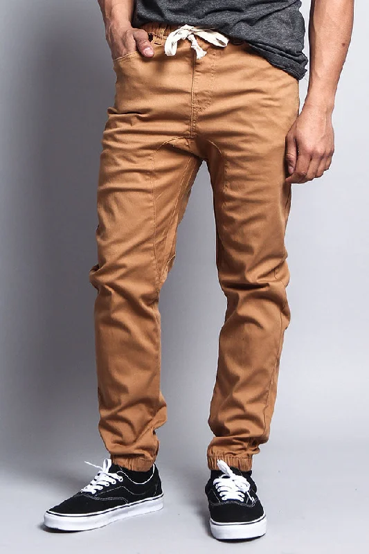 Men's Jogger Twill Pants (Wheat)