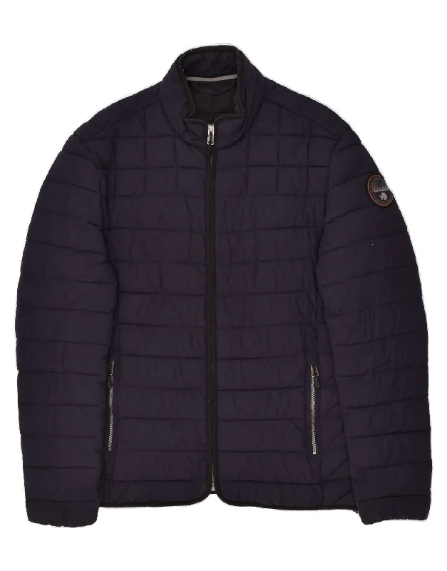 NAPAPIJRI Mens Padded Jacket UK 40 Large Navy Blue