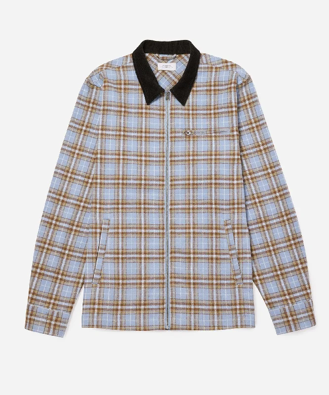 Ryan Zip Front Flannel Shirt