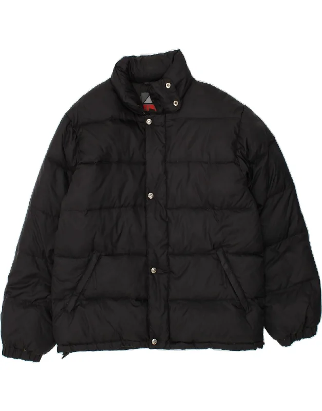 MCKINLEY Mens Padded Jacket UK 38 Medium Black Polyamide