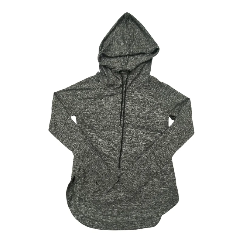 Athletic Top Long Sleeve Hoodie By Athleta In Grey, Size: Xs