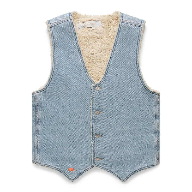 X LEVI'S SHERPA DENIM VEST