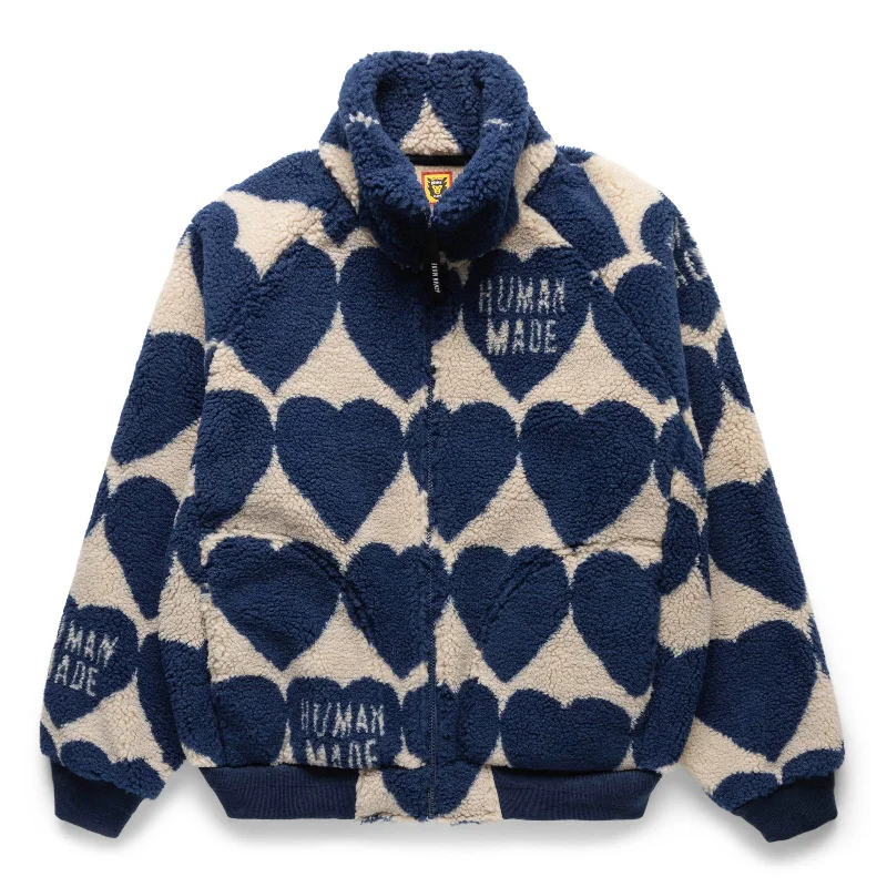 HEART FLEECE JACKET