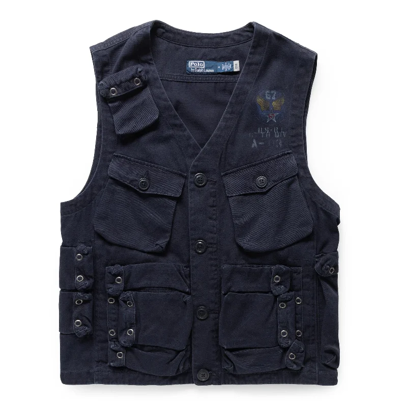 C1 RUSTIC TWILL UTILITY VEST