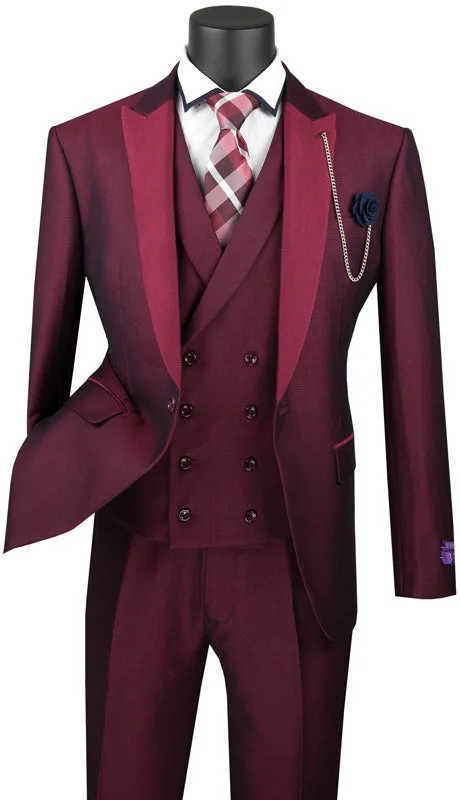 Vinci Men Suit SV2R-6C-Ruby