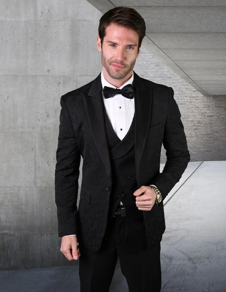 Statemen Men Tuxedo Bellagio 15C-Black