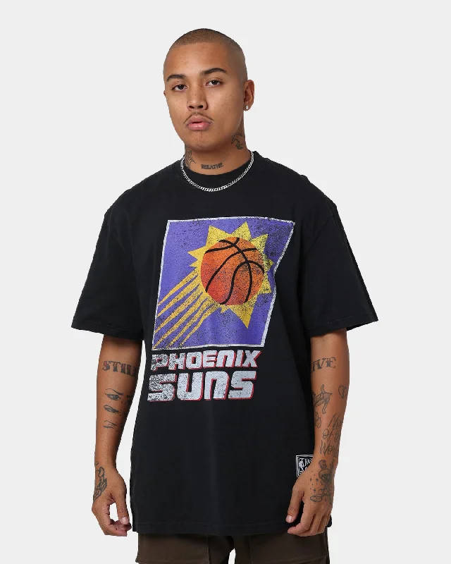 Mitchell & Ness Phoenix Suns Oversized Logo Short Sleeve Vintage T-Shirt Vintage Black