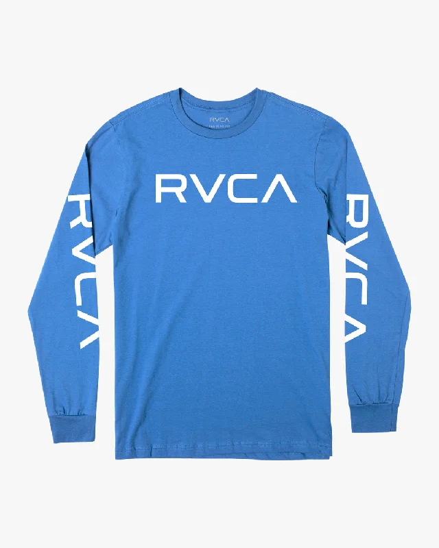 Big RVCA Long Sleeve Tee - French Blue