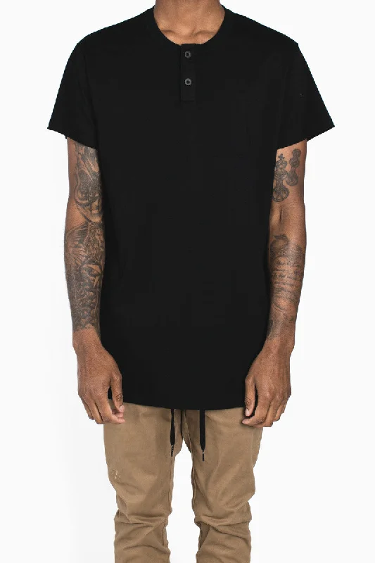 Henley Tee | Black