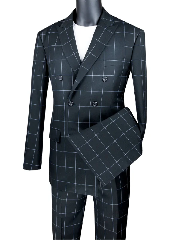 Vinci Men Suit MDW-1C-Black