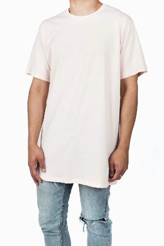 Long Fit Tee | Light Peach