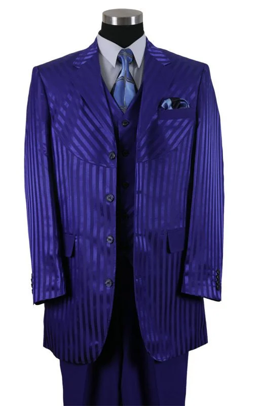 Milano Moda Men Suit 2915VC-Blue