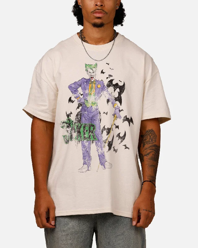 American Thrift X DC Batman The Joker Cane Heavyweight T-Shirt Off White