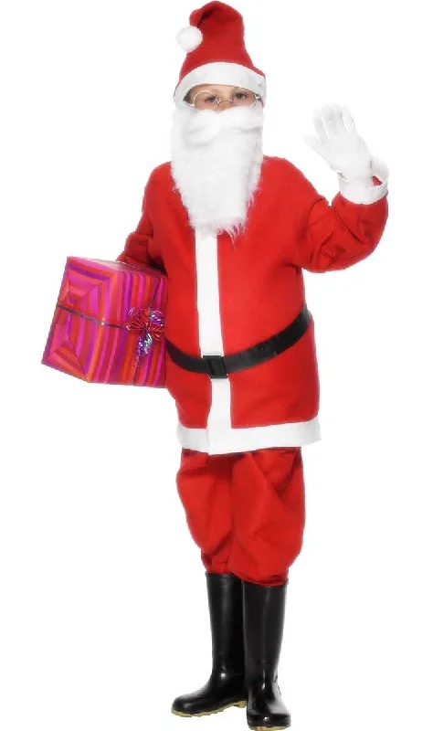 Santa Claus Boys Festive Christmas Costume