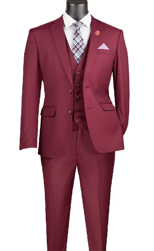 Vinci Suit SV2900C-Burgundy