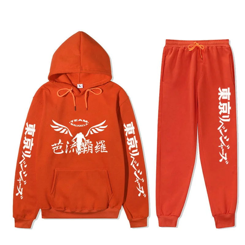 Tokyo Revengers Manjiro Sano Tokyo Avengers printed sweatshirt and pants suit for men and women