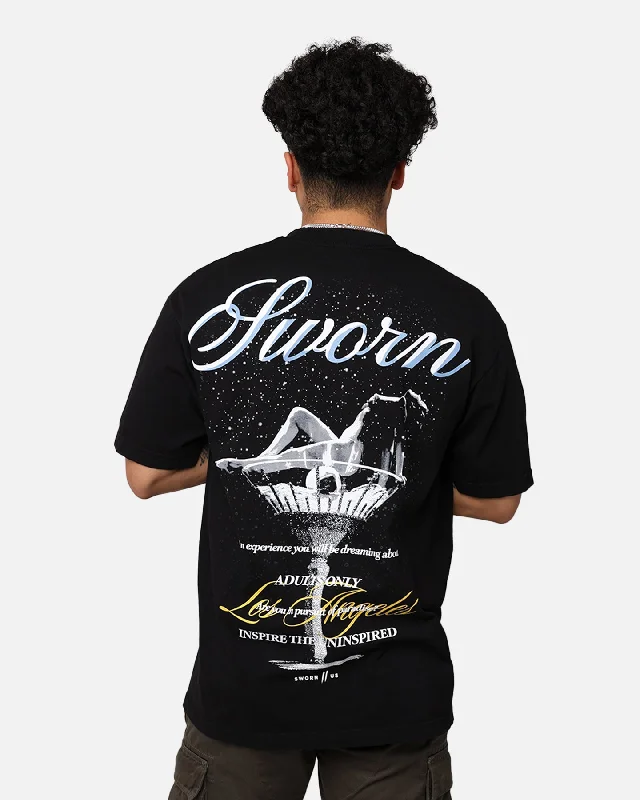 Sworn To Us Martini T-Shirt Black