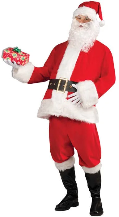 Jolly Santa Claus Mens Fancy Dress Christmas Costume