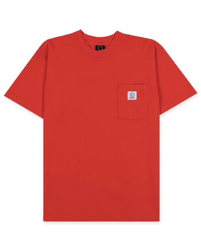 Label Pocket Tee | Red