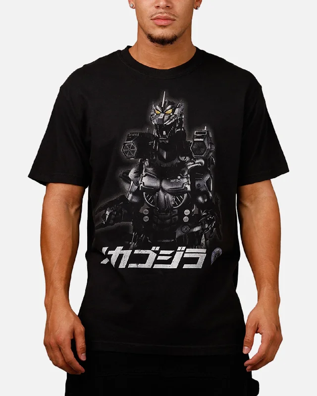 Ripple X Godzilla Mechagodzilla T-Shirt Black