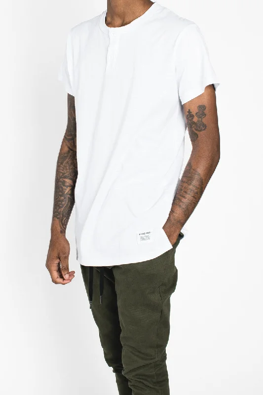 Henley Tee | White