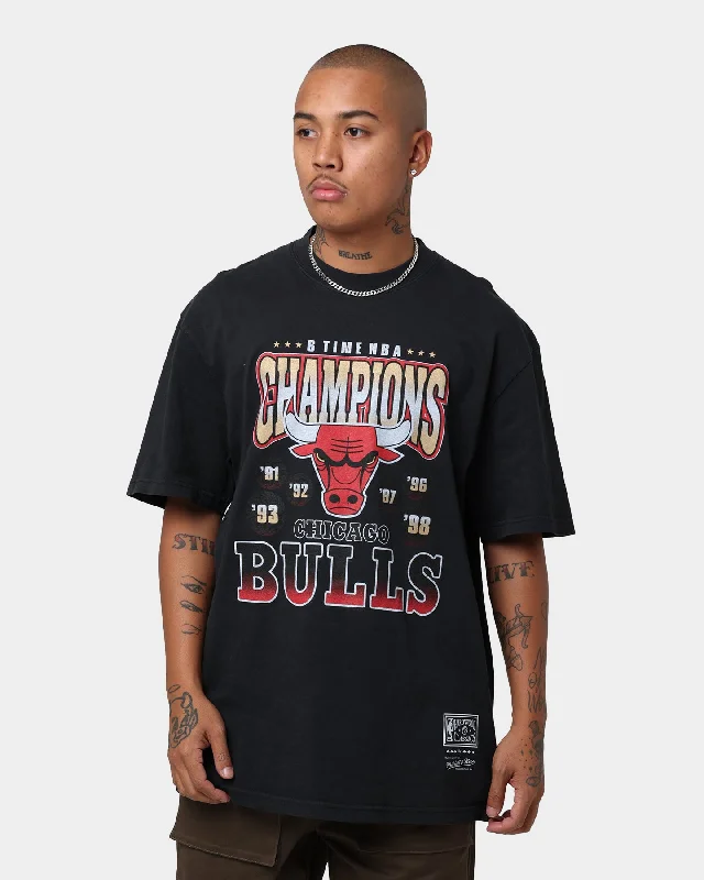 Mitchell & Ness Chicago Bulls Vintage Champ T-Shirt Black