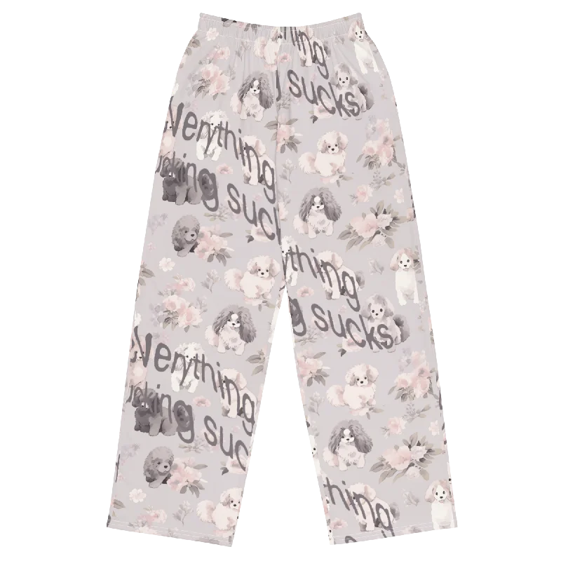 EVERYTHING SUCKS® Unisex Wide-Leg Pants