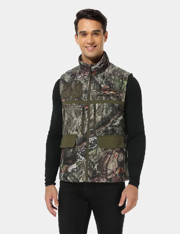 Men's Heated Hunting Gilet - Camouflage, Mossy Oak Country DNA