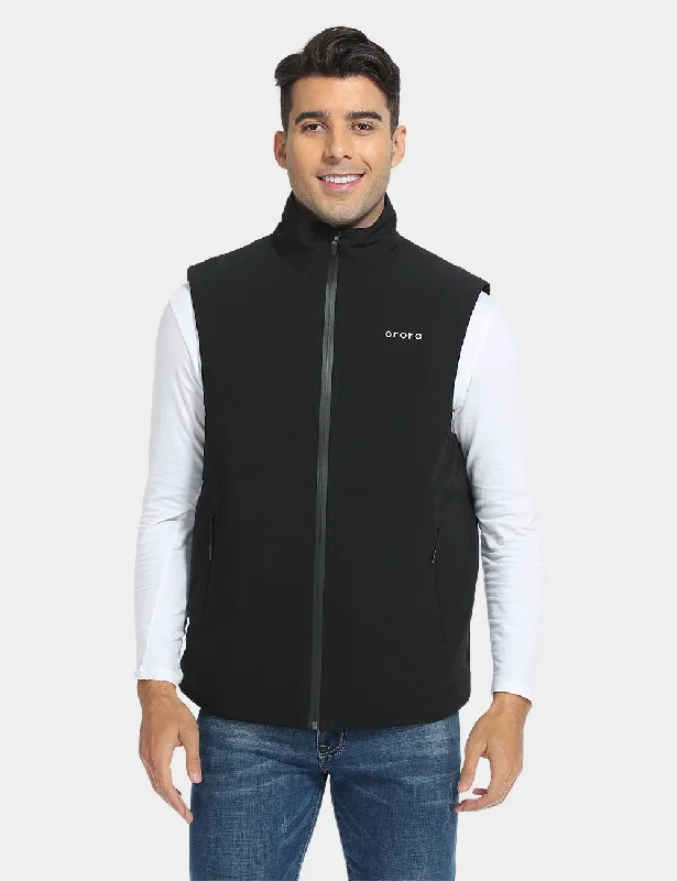 Men's Heated PrimaLoft® Golf Gilet - Black