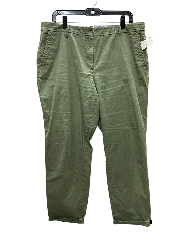 Pants Chinos & Khakis By Talbots In Green, Size: 14