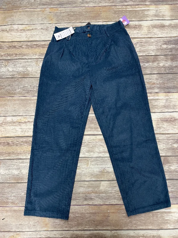 Pants Corduroy By Cme In Blue, Size: Xl