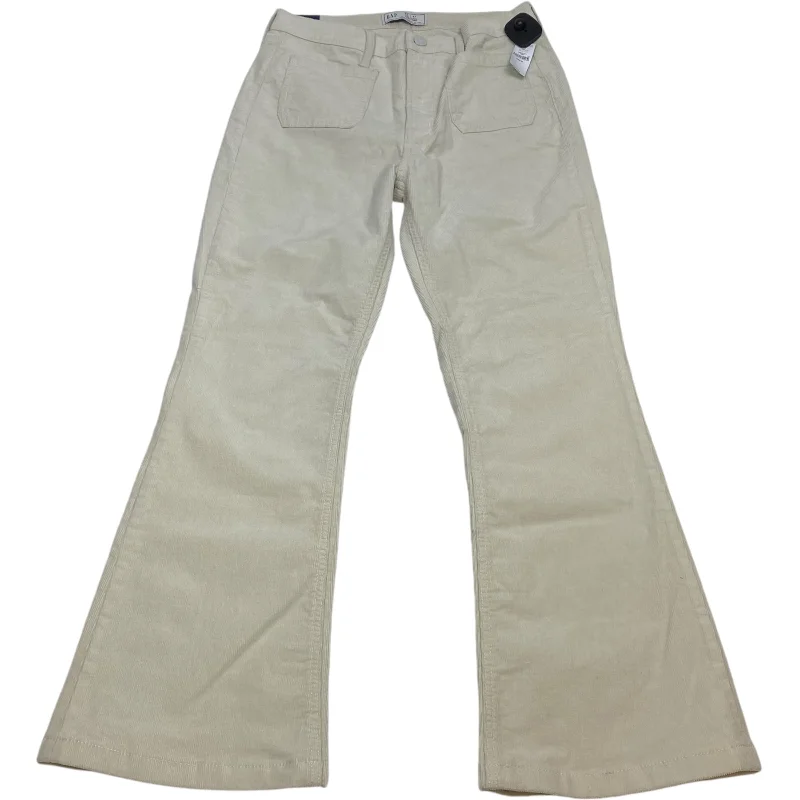 Pants Corduroy By Gap In Cream, Size: 8